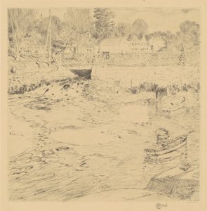 Gammel blonde, 1915. af Frederick Childe Hassam
