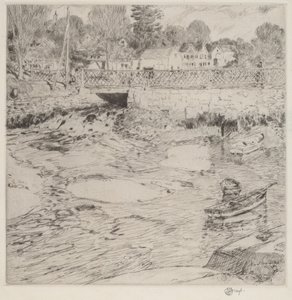 Gammel blonde, 1915. af Frederick Childe Hassam