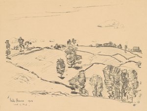 Stenhegn, Land of Nod, 1918. af Frederick Childe Hassam