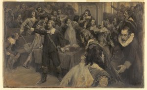 Scene i Parlamentet, 2. marts 1629