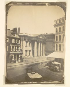 First Bank of the United States, Philadelphia, 1859. af Frederick DeBourg Richards