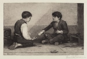 Mora-spillerne af Frederick Dielman