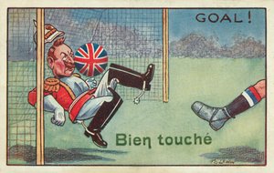 Nå røre, mål! (farve litho) af Frederick George Lewin