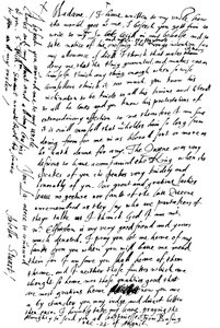 Brev af Arabella Stuart til grevinden af Shrewsbury, slutningen af det 16. - begyndelsen af det 17. århundrede 1865. af Frederick George Netherclift