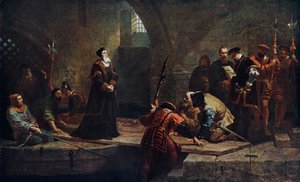 Thomas Cranmer ved Traitors Gate, 1553 1926. af Frederick Goodall