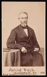 Portræt af Ashbel Welch 1809-1882, maj 1874. af Frederick Gutekunst