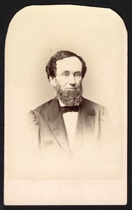 Portræt af uidentificeret mand, omkring 1860