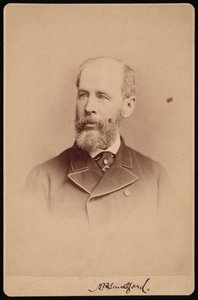 Portræt af uidentificeret mand, oktober 1876. af Frederick Gutekunst