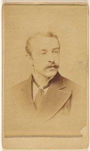 [Uidentificeret mand med overskæg]. af Frederick Gutekunst