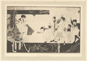 [Aubrey Beardsley: Madame Sagalles fødselsdag]. af Frederick H. Evans