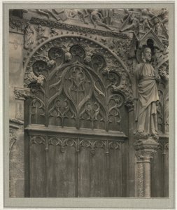 Bourges Cathedral: Crypt Under Nave, ca. 1900.