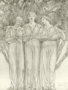 Feerne (print) af Frederick Hamilton Jackson