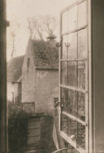 Fra et vindue på Kelmscott Manor, 1896 (platintryk)