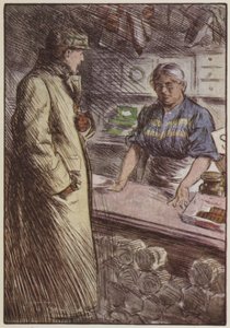 Illustration til They af Rudyard Kipling (farve litho) af Frederick Henry Townsend