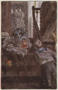 Illustration til They af Rudyard Kipling (farve litho) af Frederick Henry Townsend