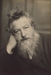 Portræt af William Morris 1834-1896.