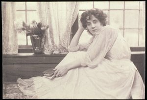 Portrætfotografi af Beatrice Stella Tanner (1865-1940) Fru Patrick Campbell, af Frederick Hollyer (1837-1933) af Frederick Hollyer