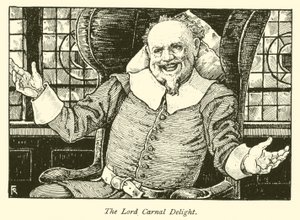 The Lord Carnal Delight (gravering) af Frederick Hurten Rhead