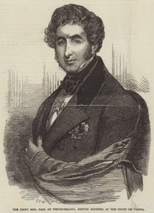 Den ærede jarl af Westmorland, britisk minister ved domstolen i Wien af Frederick John Skill