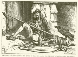 Illustration til Barnaby Rudge af Frederick L. Bernard