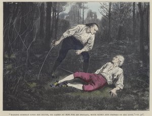 Illustration til Barnaby Rudge af Frederick L. Bernard