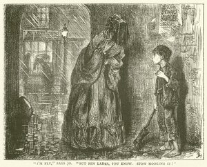 Illustration til Bleak House af Frederick L. Bernard