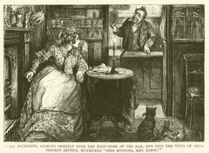 Illustration til Martin Chuzzlewit af Frederick L. Bernard