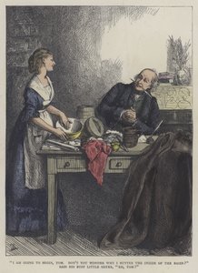 Illustration til Martin Chuzzlewit af Frederick L. Bernard