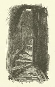 Trapper, der fører til et loft af Frederick L. Bernard