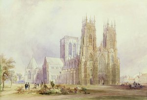 York Minster: udsigt mod nordvest