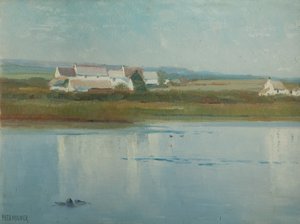 På Marazion - Riverside Farm af Frederick Milner