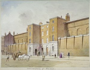 Udsigt over Whitecross Street Prison for debitors, London, c1840