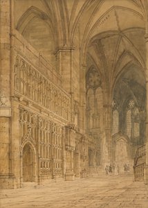 Ambulant, Westminster Abbey af Frederick Nash