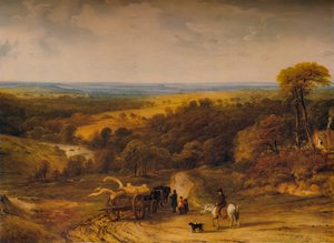 Udsigt nær Crediton, Devon, 1843
