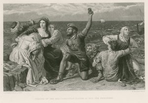 Pirates of the Mediterranean spiller med terninger for fanger (gravering)