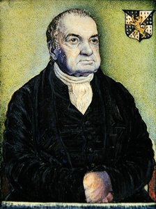 Portræt af William Williams, ca. 1828 (akvarel på elfenben) (par til 367110) af Frederick Tatham