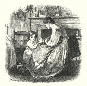 Et barn i bøn af Frederick Walker