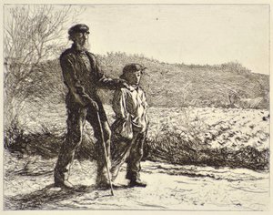 Den blinde mand af Frederick Walker