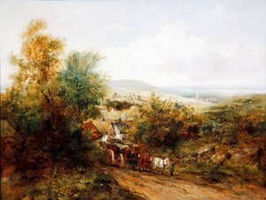 Landskab (olie på lærred)