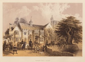 Horham Hall, Essex (akvatint)