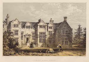 Loseley House, Surrey (akvatint) af Frederick William Hulme