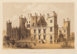 Sherborne Lodge, Dorset (akvatint) af Frederick William Hulme