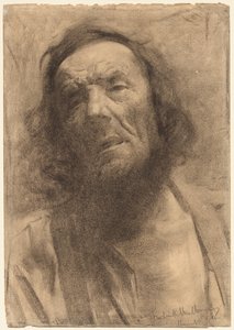 Hoved af en mand, 1884.