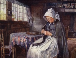 Anne Hathaways hytte, interiør af Frederick William Newton Whitehead