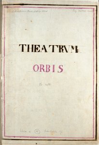 Forside til The Atlas Theatre Orbis (radering). af Frederick de Wit
