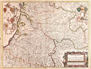 Guyenne, Gascogne, Frankrig af Frederick de Wit