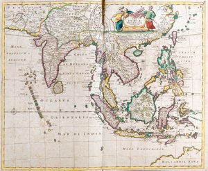 Pakistan, Indien, Nepal, Bhutan, Bangladesh, Burma, Thailand, Laos, Cambodja, Vietnam, Malaysia, Indonesien, Filippinerne af Frederick de Wit