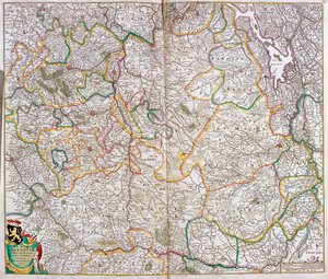 Sydholland, Nord-Brabant, den flamske region, Vallonien, Bruxelles-regionen, Limburg, Holland, Belgien af Frederick de Wit