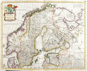 Sverige, Norge, Finland, Estland, Ruslands nordvestlige føderale distrikt af Frederick de Wit
