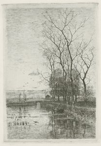 Den lille bro af Fredericus Jacobus van Rossum du Chattel (signed by artist)